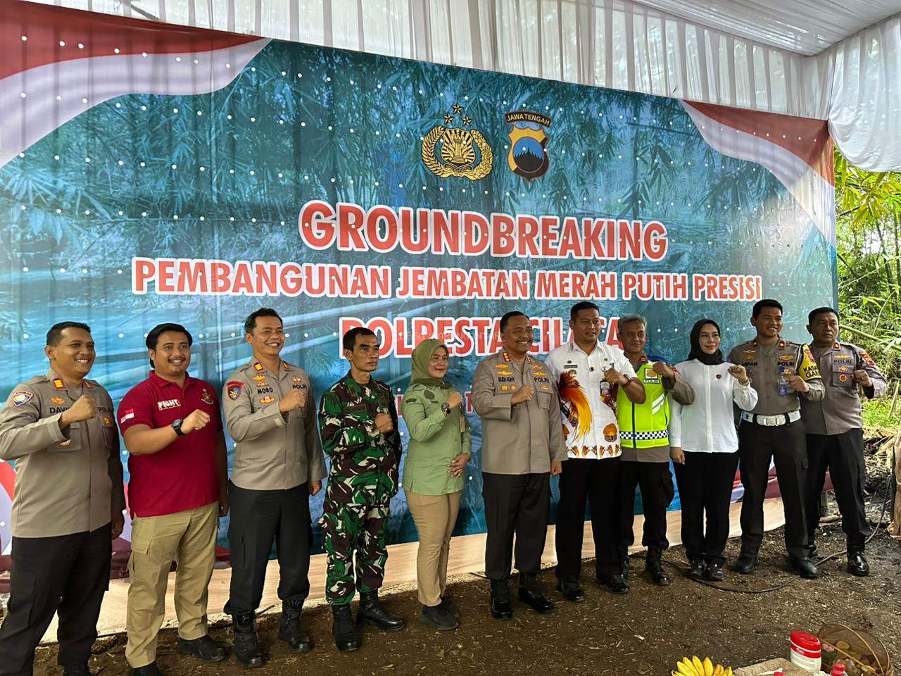 PELETAKAN BATU PERTAMA JEMBATAN PETRA (Petir-Teraju) 